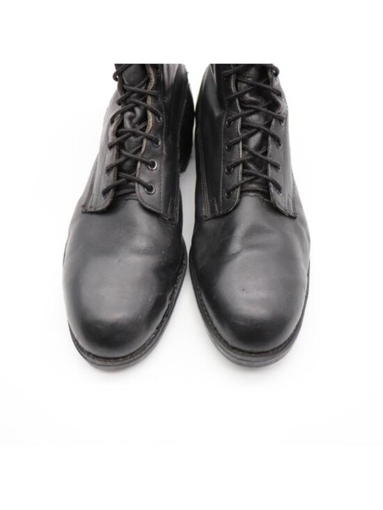 Addison Shoe Co Combat Boots Men\'s 12 W Steel Toe Black Military Shoes